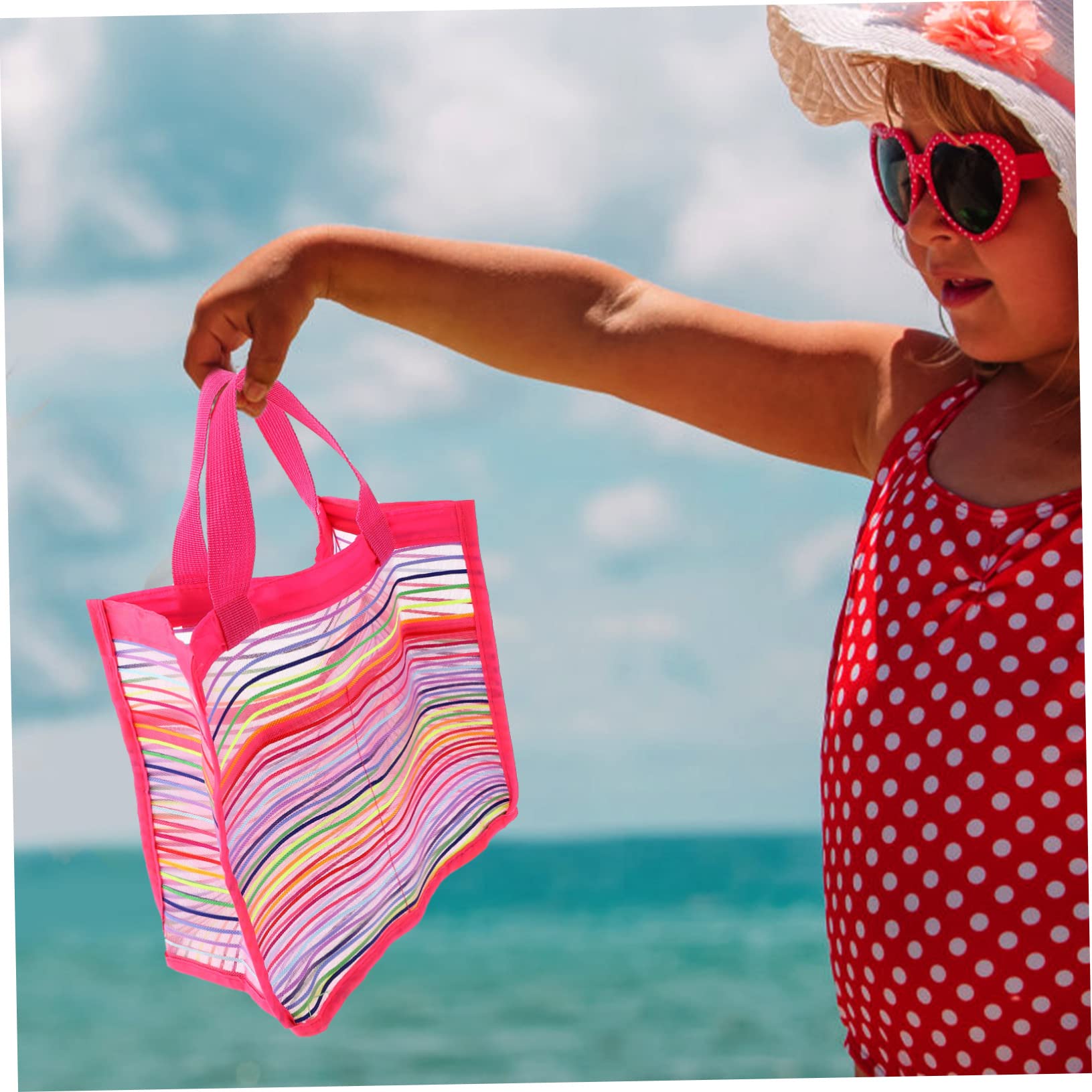 Alasum 4piezas Bolsa De Playa Portátil y Multifuncional Adultos Gran Capacidad Para Natación y Almacenamiento Baño Diseño De Transpirable