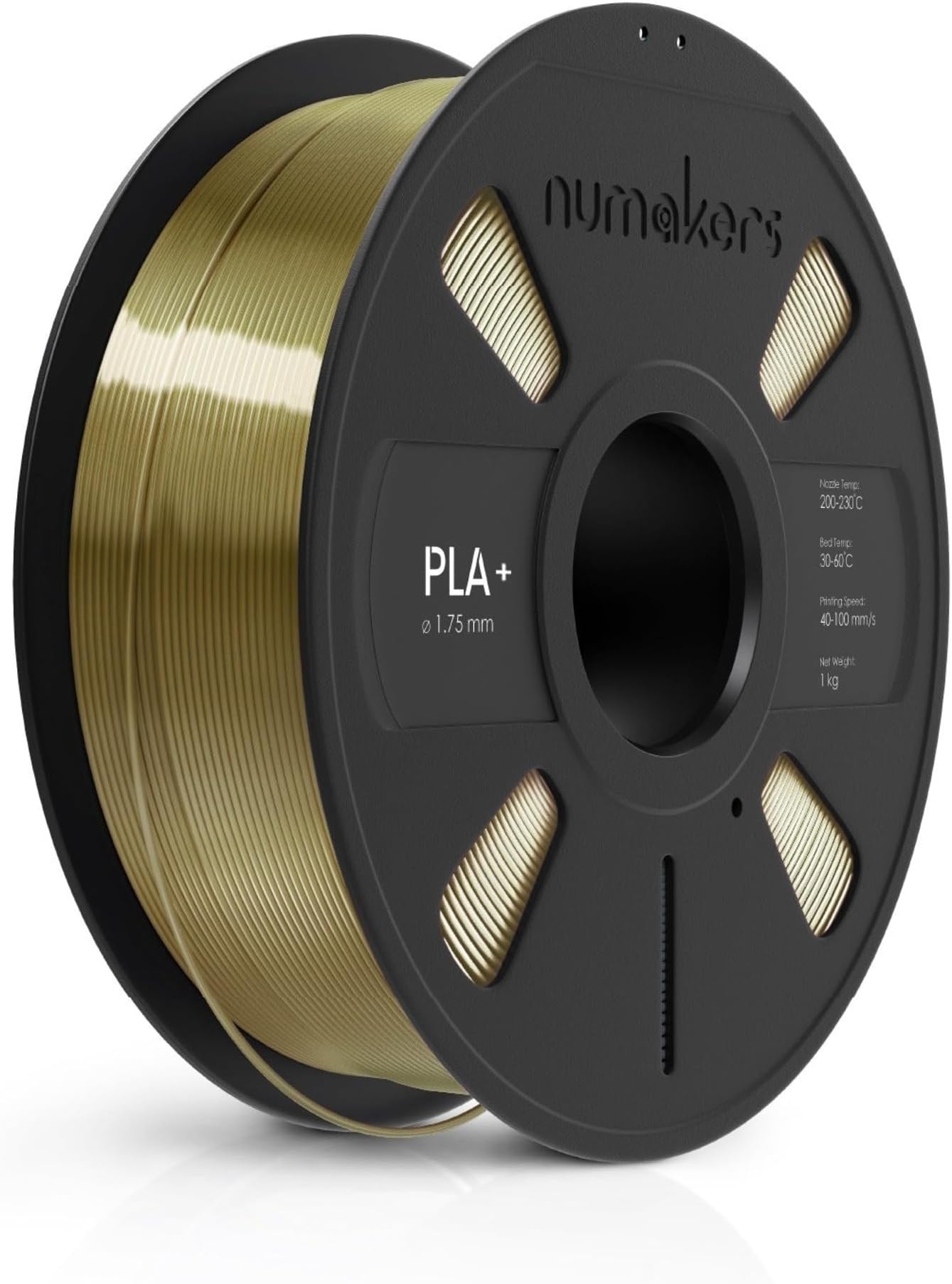 - Silk PLA 3D Printer Filament, 1.75mm, Dimensional Accuracy +/- 0.03 mm, 1 kg Spool (2.2 lbs), Compatible with Most FDM Printers (Silk Bronze)