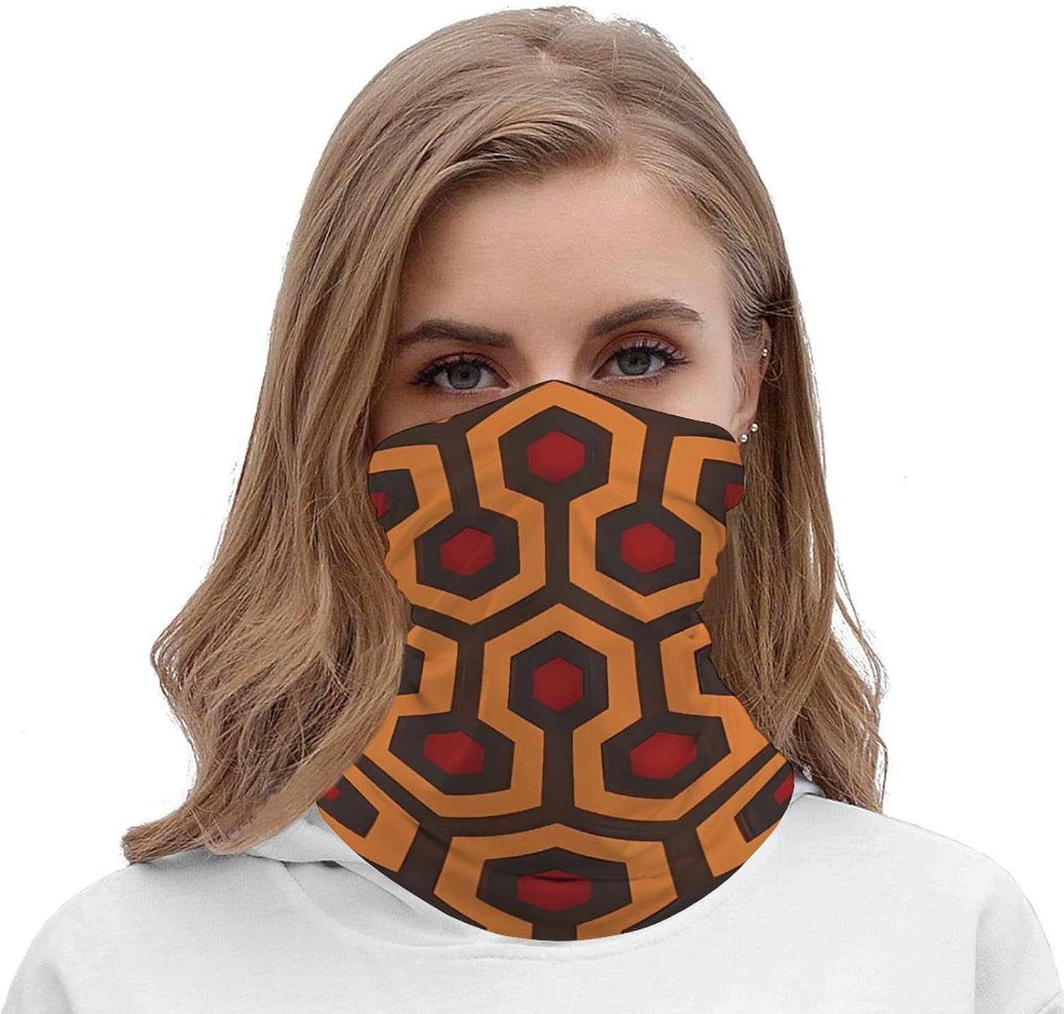 Neck Gaiter Face Mask for Cold Weather Shining Overlook Face Cover Scarf for Men Women Elastic Headbands Wind-proof Bandana for Skiing Fishing Hiking Cycling