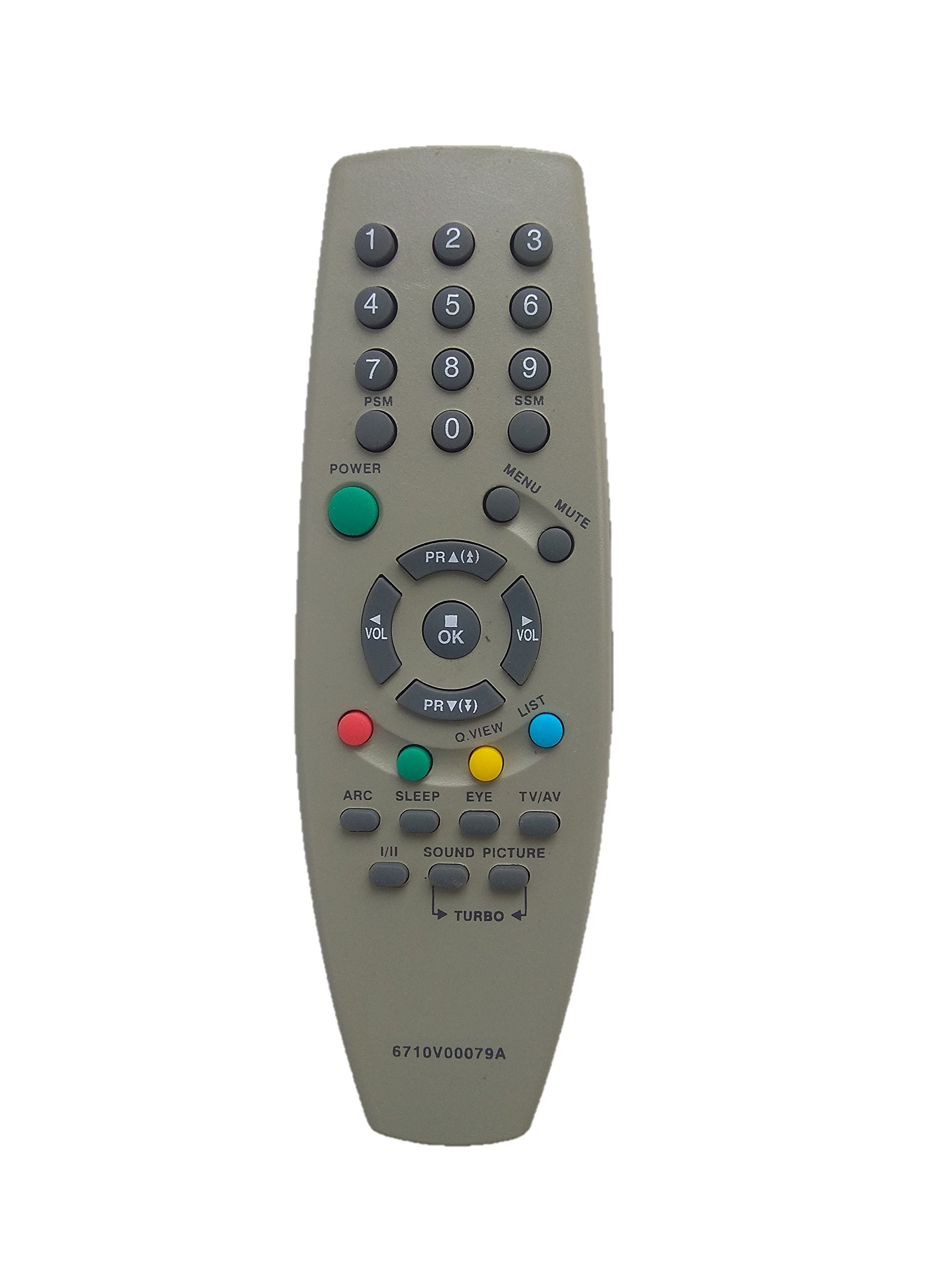 LipiWorld® 6710V00079A LG TV Universal Remote Control Compatible for LG CRT TV