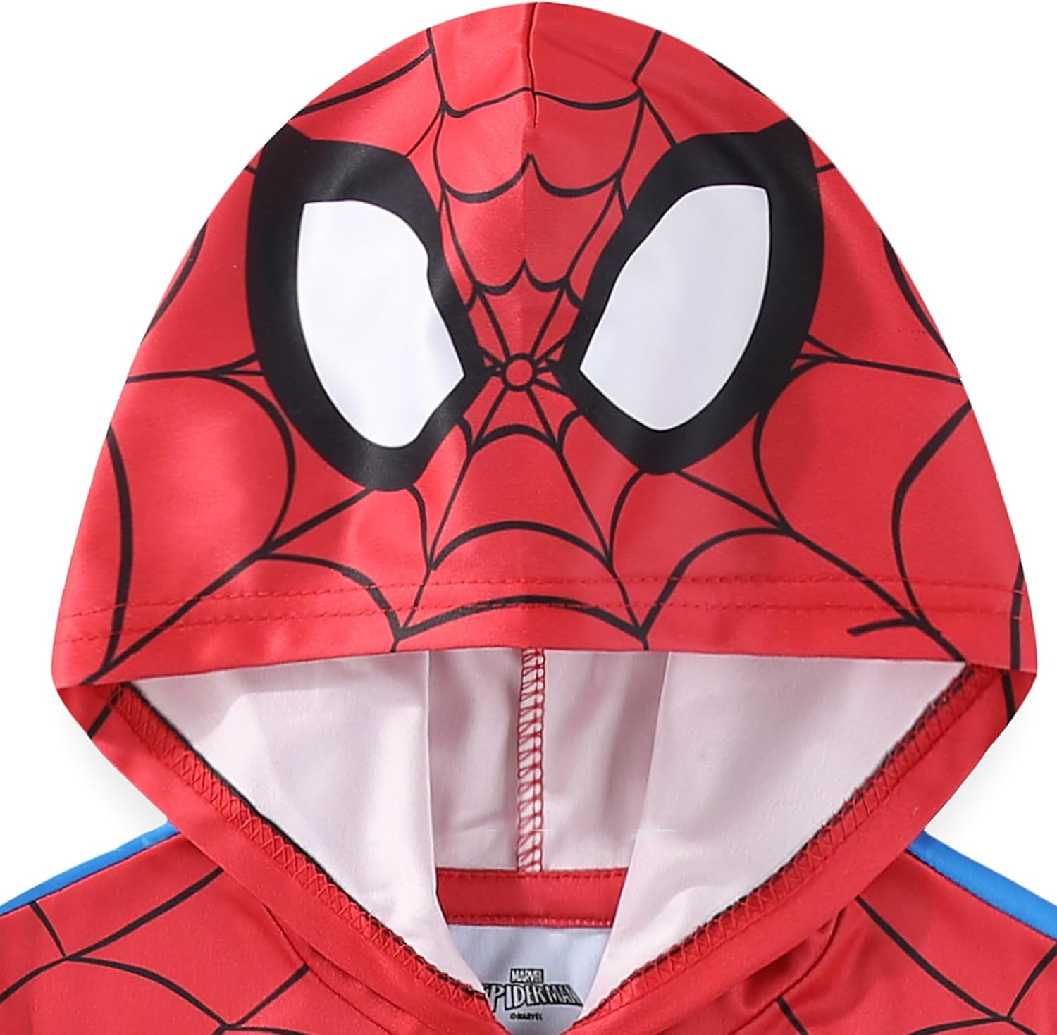 Marvel Spider-Man Boys Hooded Athletic T-Shirt and Active Mesh Short Set for Toddler and Big Kids - Image 4