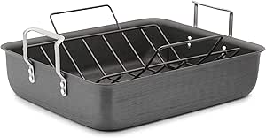 Calphalon Classic Hard-Anodized 16-Inch Roasting Pan with Nonstick Rack