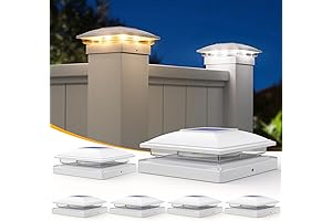 APONUO 4x4 PVC Post Cap Lights: Illuminate Your Outdoor Haven