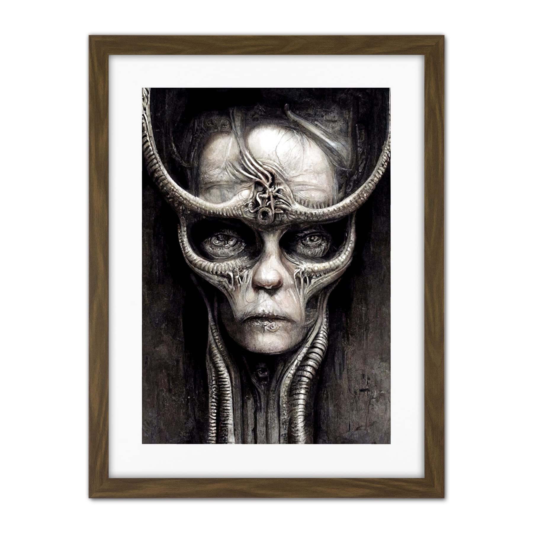 Doppelganger33 LTD Gothic Fantasy Alien Art Artwork Framed Wall Art Print 18X24 Inch