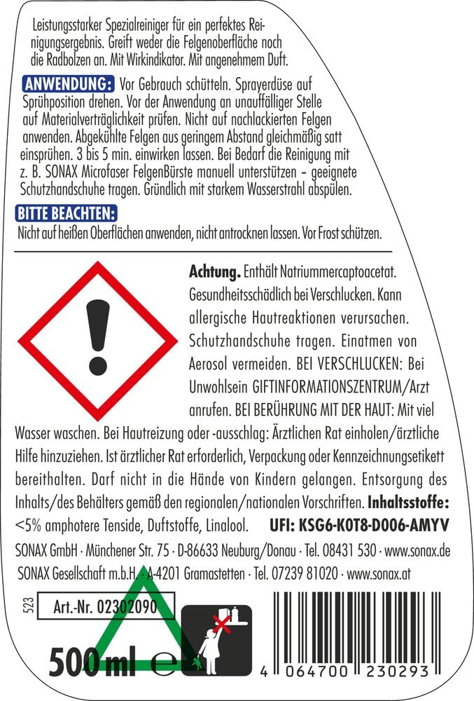 SONAX XTREME Autopflege Set inkl. Tasche (8-teilig); Autoreinigungs- & Pflegeset für den Fahrzeug-Außenbereich (Lack & Felgen) | Art-Nr. 07615410