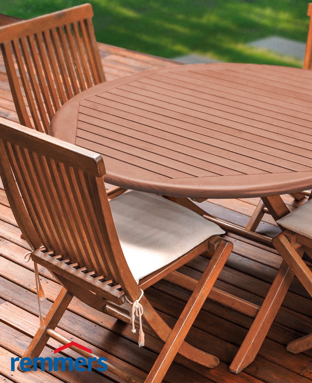Remmers Teak-Öl [eco], 5 Liter, Teaköl für aussen und innen, optimal für Teak Gartenmöbel oder Teak Holzterrassen, ökologisch, bienenverträglich