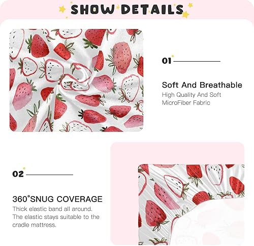 Miniatura 10 de Sábanas ajustables para cuna para niños y niñas, suaves, transpirables, cómodas, estilo dinosaurio, escandinavo, juego de sábanas para cuna estándar