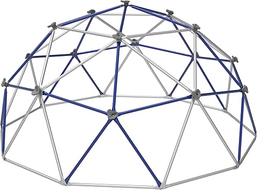 Jack and June Escalador de gimnasio de jungla de acero resistente a los rayos UV, color azul