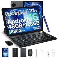 POPUX P11 Tablet Android 16, Tablet 11 Pollici con 48 GB RAM + 128 GB ROM/TF 2 TB