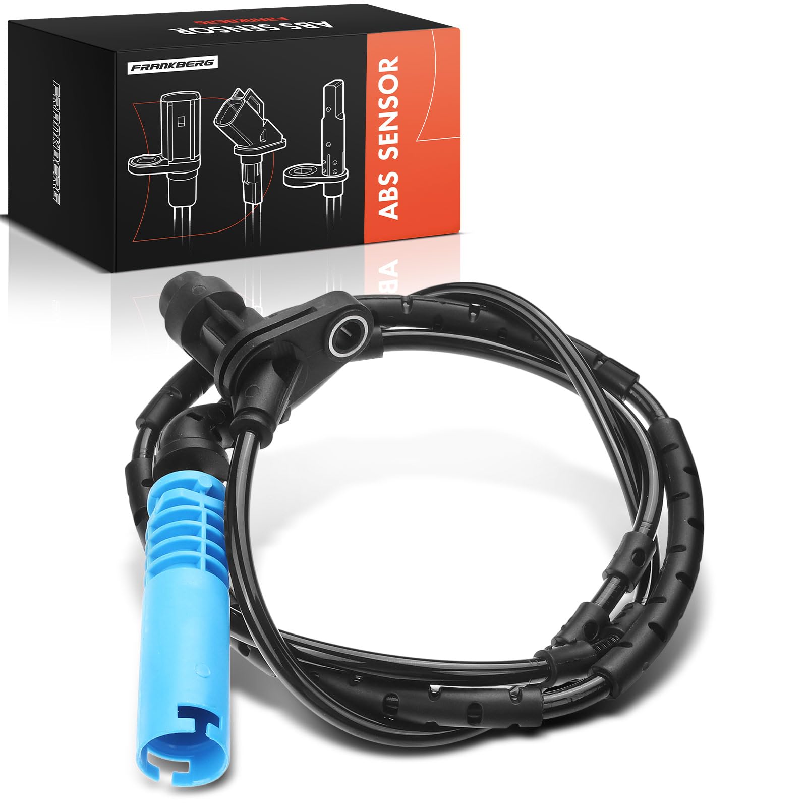 Frankberg Sensor de velocidad de ruedas Sensor ABS 2 Polos Compatible con Serie 3 Touring E46 325xi 330xi 330xd Serie 3 E46 325xi 330xi 330xd Replace# 34526756383