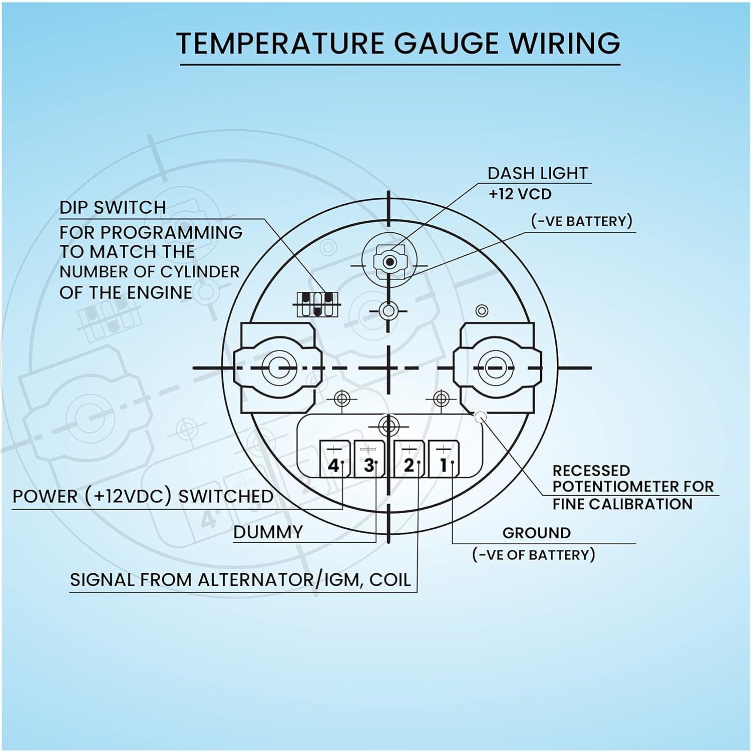 Buy Mechanical Water Temperature Gauge Covers Aftermarket Car Gauges Water Temp Gauge For Temp Gauges Category Black Online In Usa B09dtk58ys