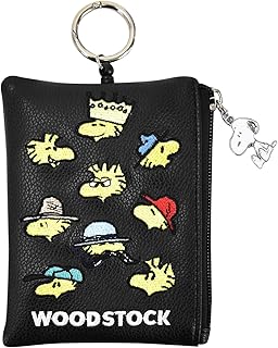 刺繍パスポーチ BK スヌーピー