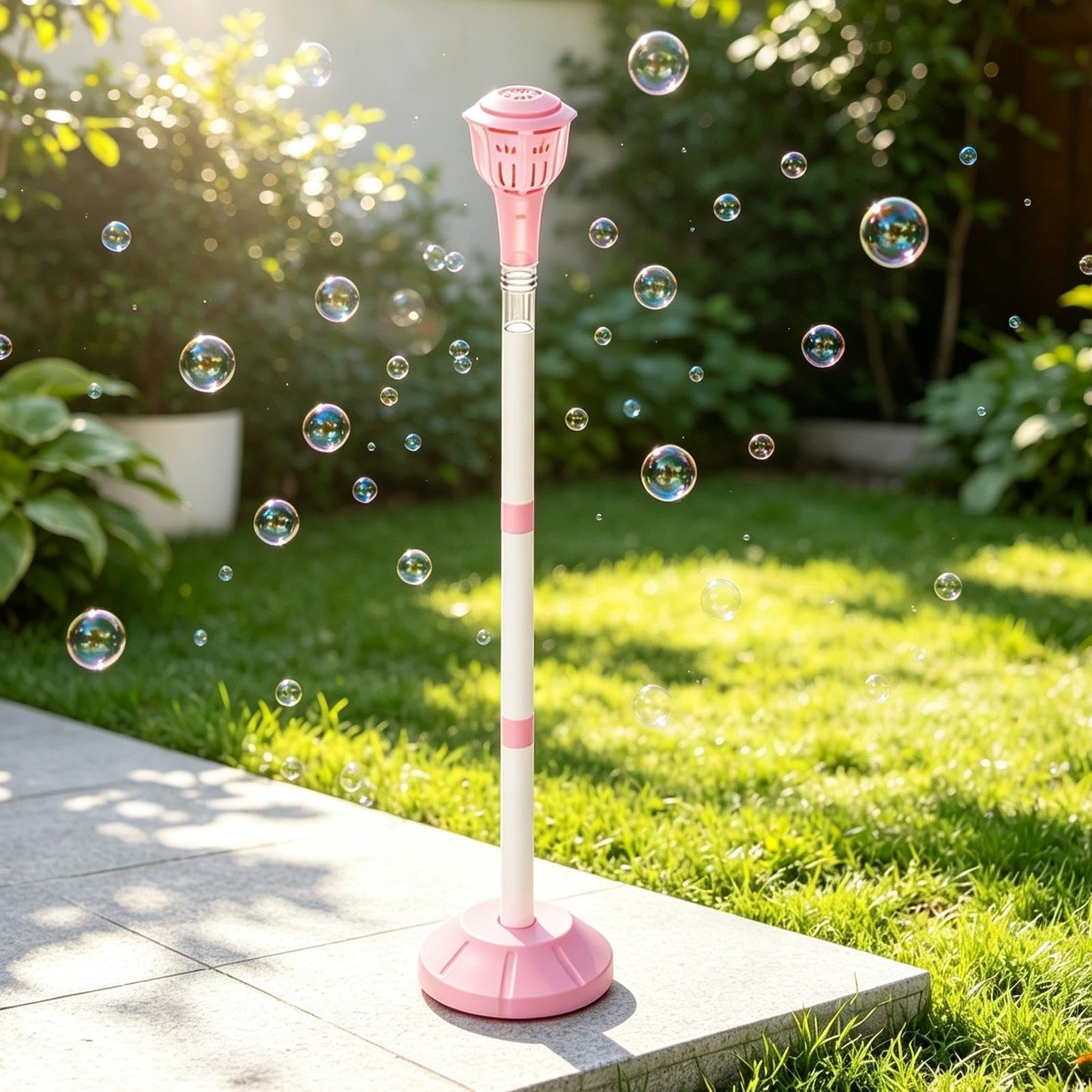 Macchina Per Bolle Di Sapone Interattivo Antiurto Per Prato E | Soffiatore Di Bolle In Piedi Con Per Bambini 3 Anni in su Ragazzi e Adolescenti Giardino Matrimonio Feste