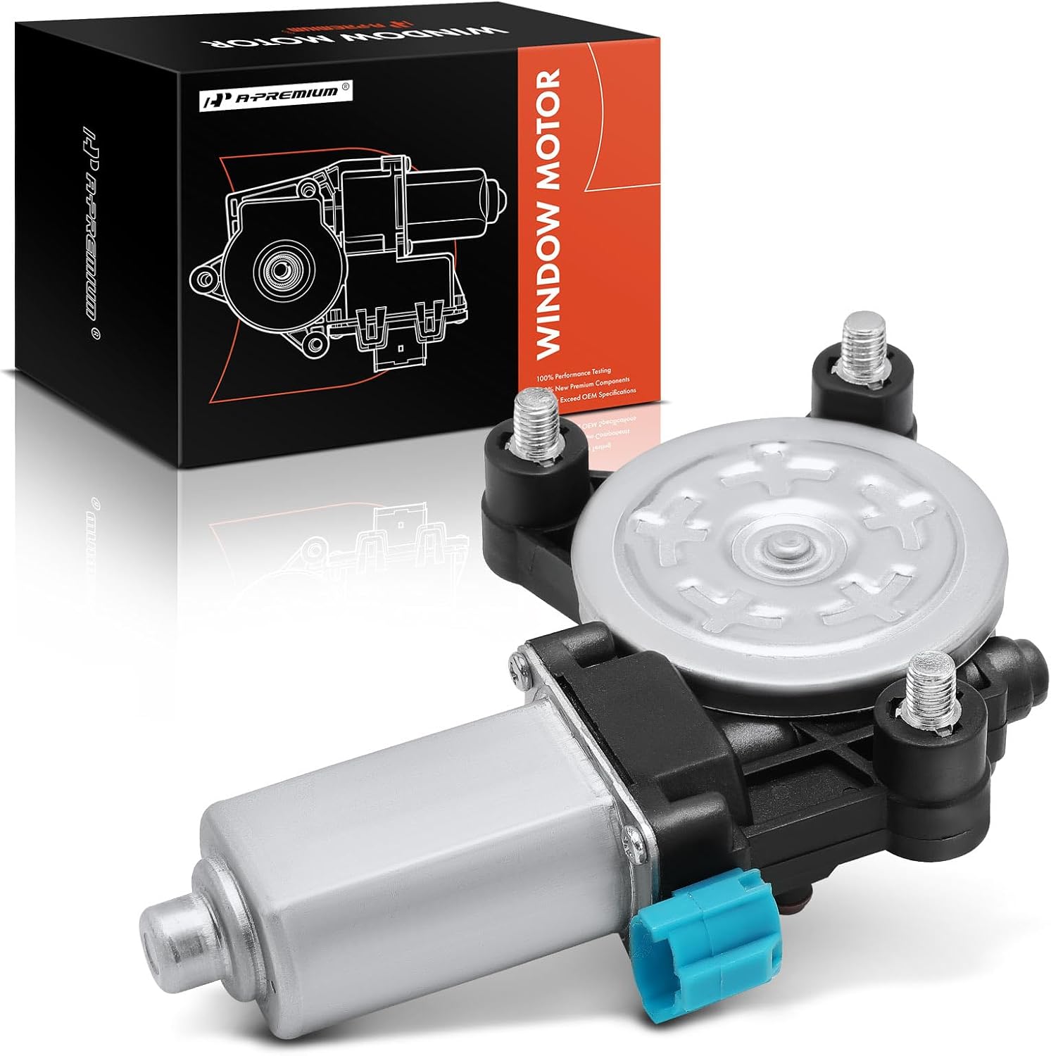 A-Premium Power Window Lift Motor Compatible with Hyundai Tiburon 2003-2008, Front Left Driver Side