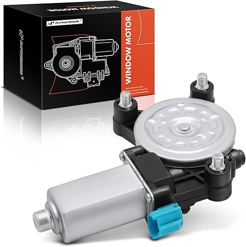A-Premium Motor de elevación de elevalunas eléctrico compatible con Hyundai Tiburon 2003-2008, lado delantero izquierdo del conductor