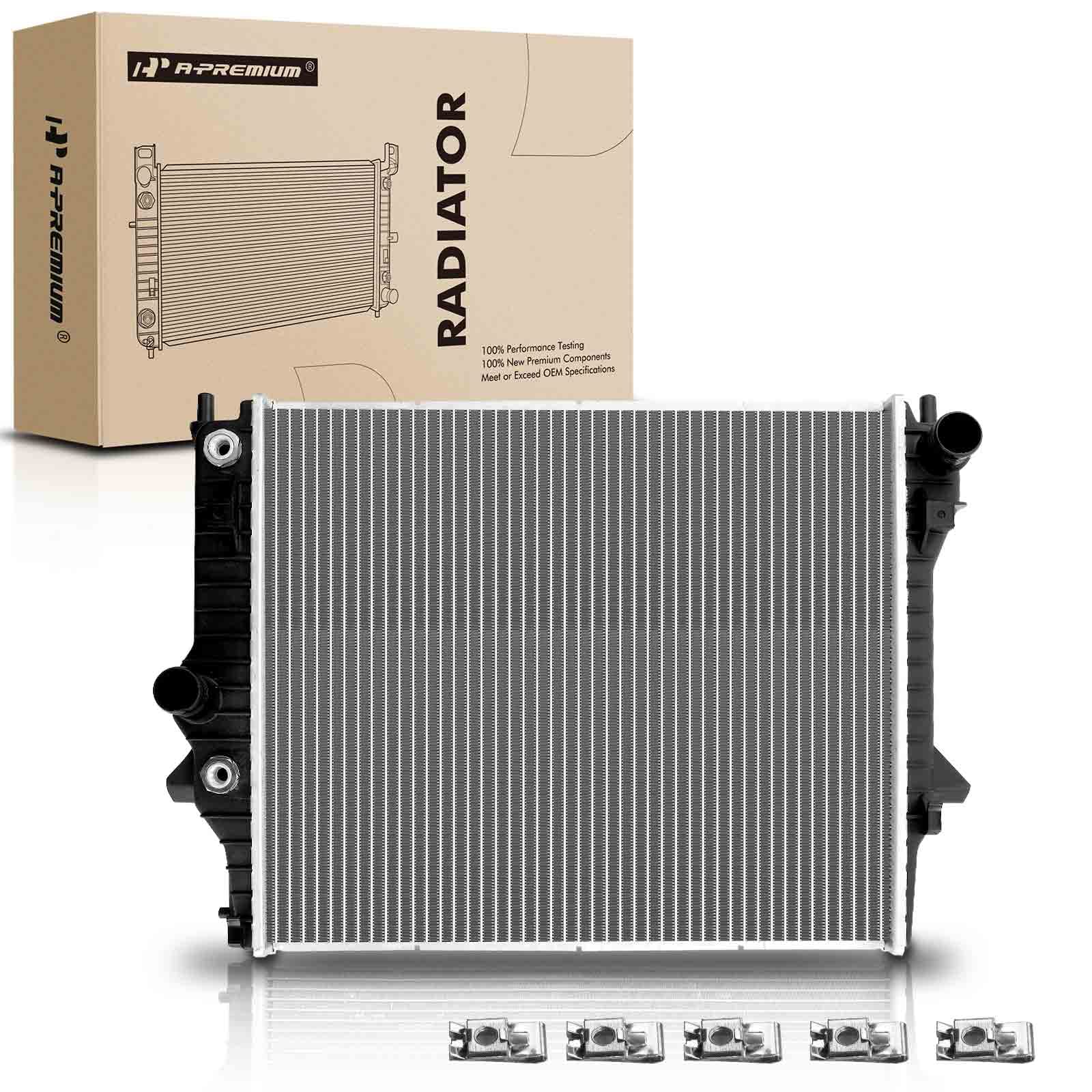A-PremiumEngine Coolant Radiator Assembly with Transmission Oil Cooler Compatible with Jaguar XF 09-10, XJ8 XJR 07-09, S-Type 03-08, 3.0L 4.2L, Automatic Trans., Replace# 13148, C2C001448