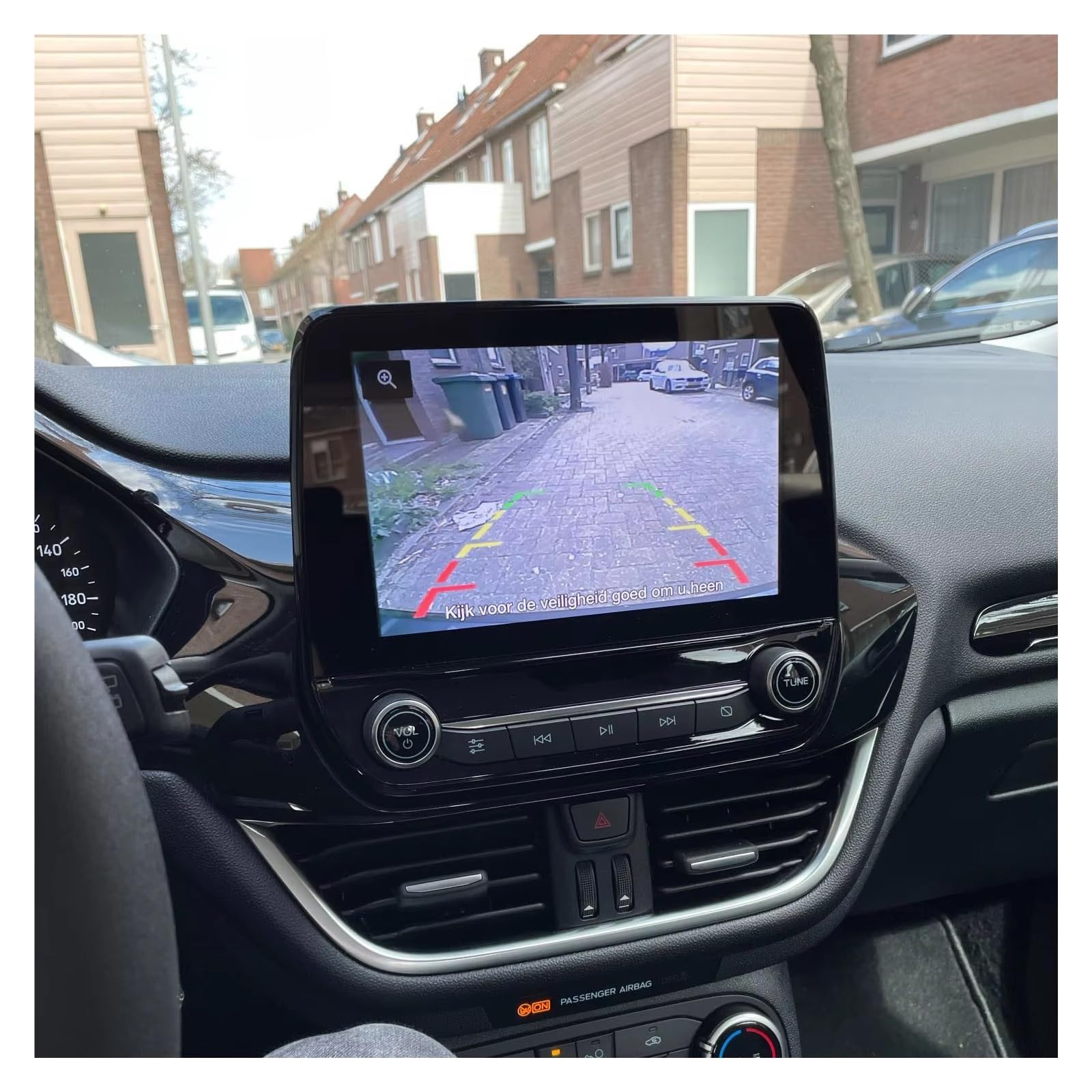 Telecamera Retromarcia Per Ford Per Fiesta MK8 HB 2017 2018 2019 2020 2021 2022 /CCD/Visione Notturna/Telecamera Retromarcia SYNC 2.5/3 HD Telecamera Maniglia Bagagliaio Telecamera Posteriore(Sync 3)