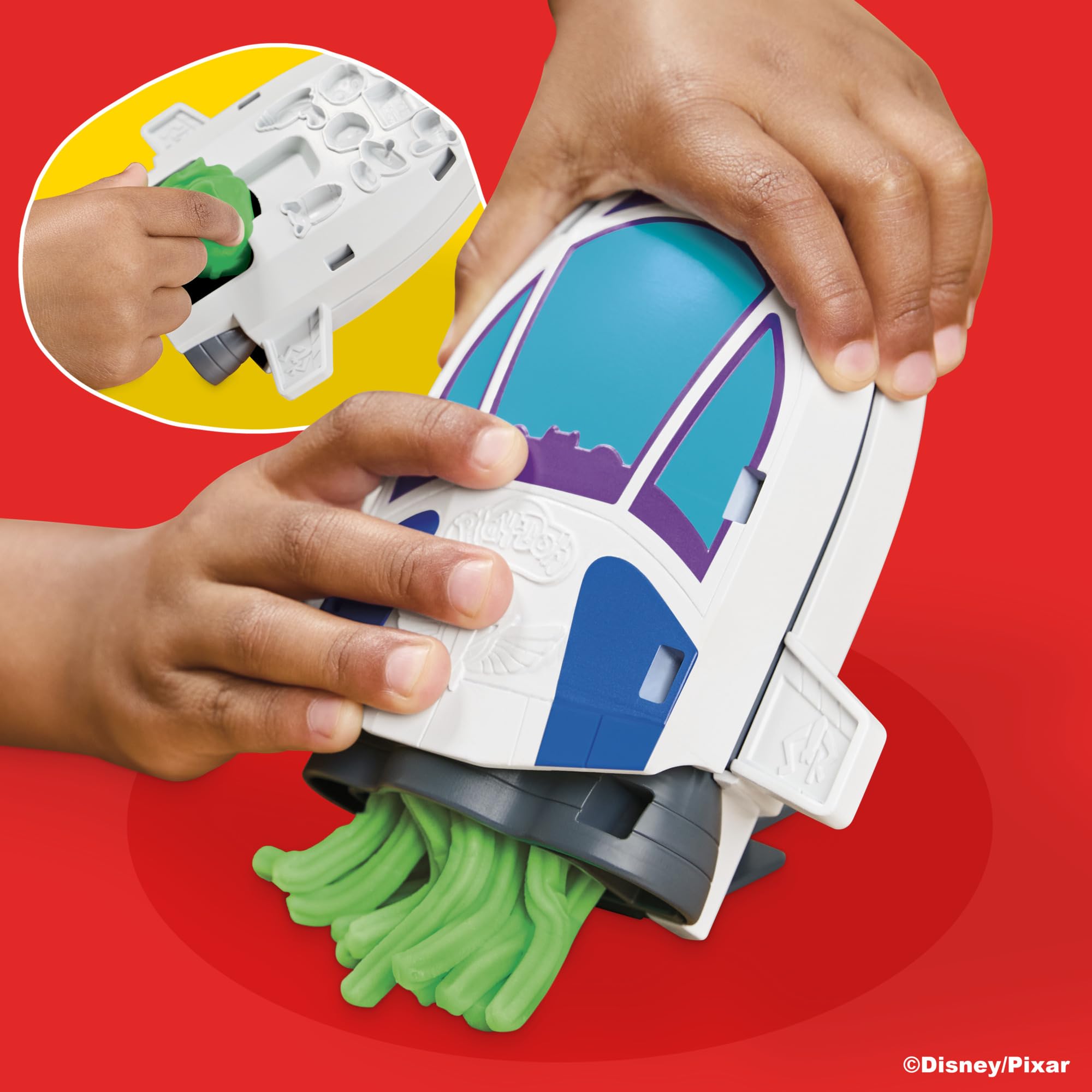 Zestaw do zabawy Play-Doh Toy Story Kosmiczne kreacje, zabawy plastyczne, zabawki Disneya dla dzieci w wieku od 4 lat