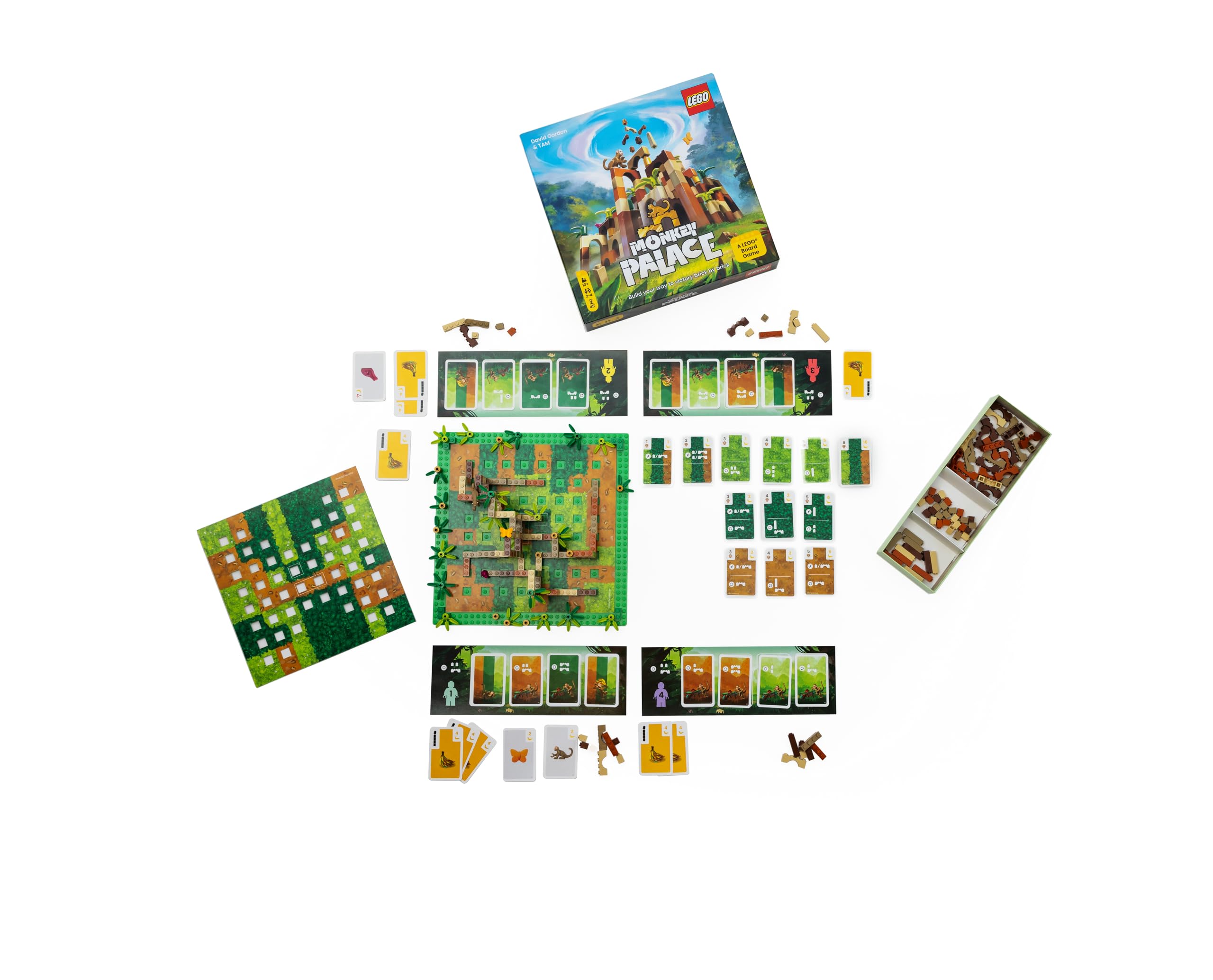 Asmodee | LEGO Monkey Palace | ES/NL | Dotted Games | DESDE 10 AÑOS | 2-4 JUGADORES | 30-60 MINUTOS | JUEGO DE ESTRATEGIA E