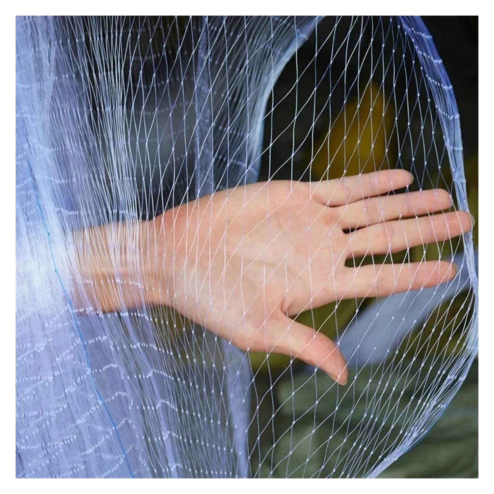 Rotolo di Rete Metallica in plastica, Rete for Uccelli in Nylon Bianco for Giardino, Frutta, Alberi, peschiera agricola, Dimensioni Multiple(White 3.0m Width,15m Length)