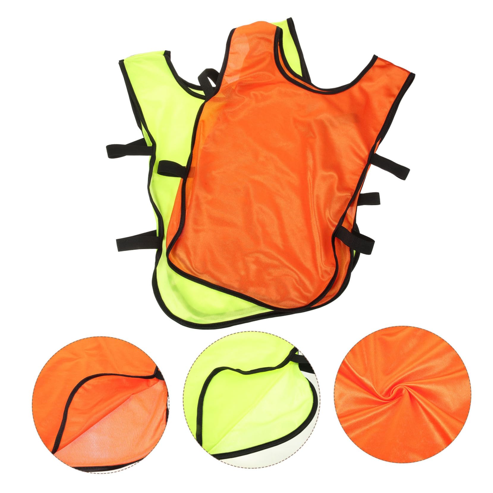 TOYANDONA 12 Stück Polyester Fußball Trainingsleibchen Waschbare und Formschlüssige Trainingswesten für Fußball Fest Deko und Team Training