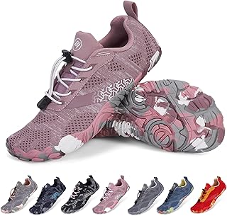 Barfußschuhe Damen Herren Barfussschuhe Leicht Atmungsaktiv Traillaufschuhe rutschfest Fitnessschuhe Walkingschuhe mit Zero-Drop Solhe
