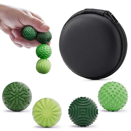 Silicone Magnetic Balls Fidget Toys for Adults & Teens,4PCS Stress