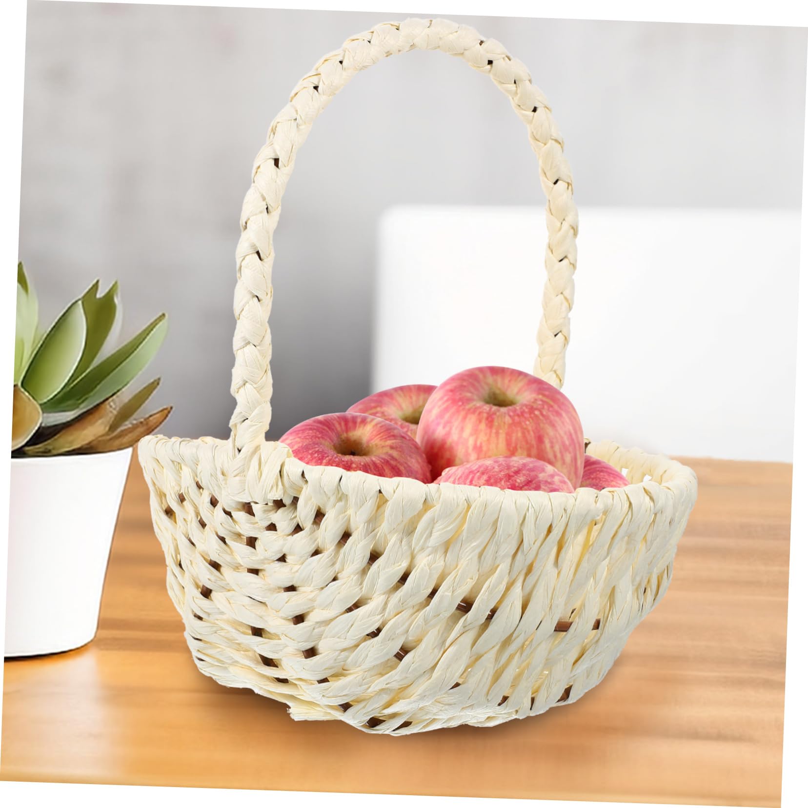 PRETYZOOM Set Di Cestini Da Picnic Versatili 3 Pezzi Cestino Per Alimenti Fatto A Mano Cestino Portaoggetti Per Attività Allaperto