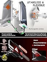 Vista 6 de Soporte plegable para tableta, soporte para tableta ajustable para cama, soporte universal flexible para tableta con rotación de 360 grados