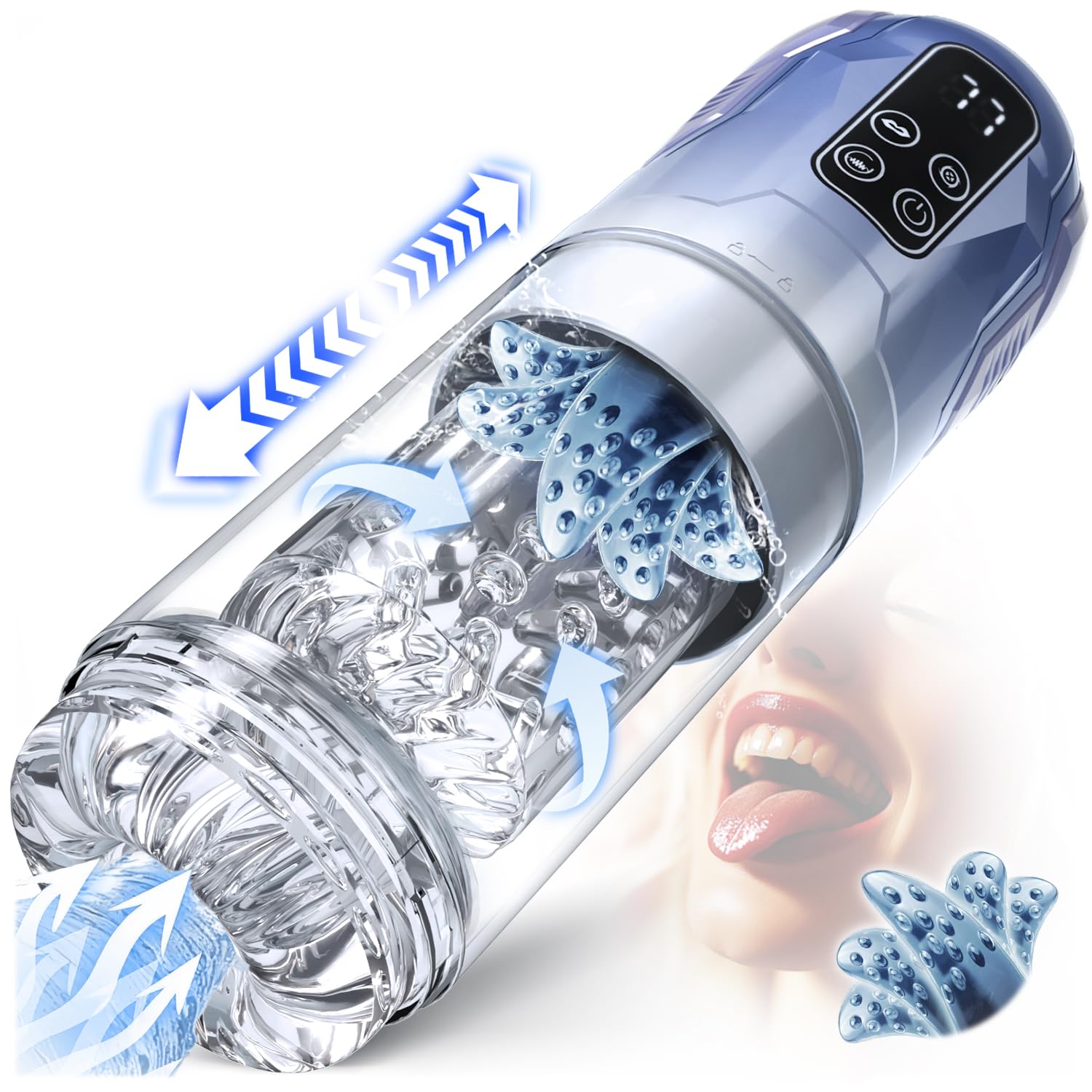 Amazon.com: Male Masturbator Vibrator with 7 Vibration Modes, TIVINO Adult  Sex Toys for Men : Health & Household