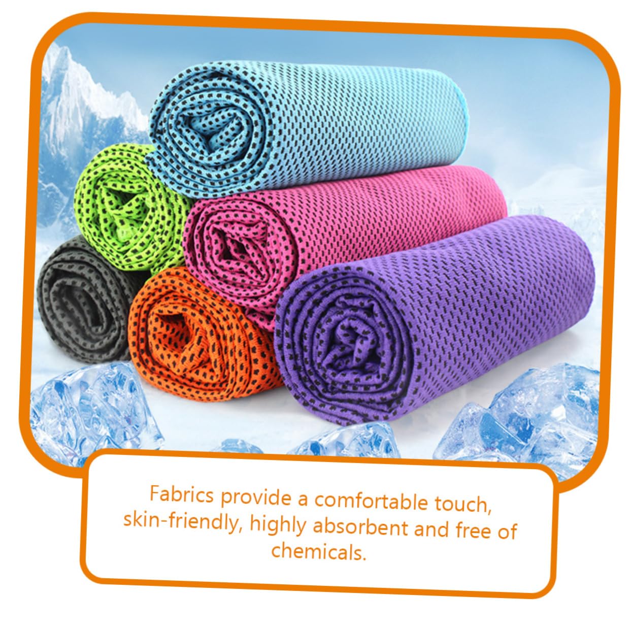 9pezzi Asciugamani Sportivi Asciugamani Assorbenti e Asciugare Per Allenamenti Yoga e Attività e Traspirante