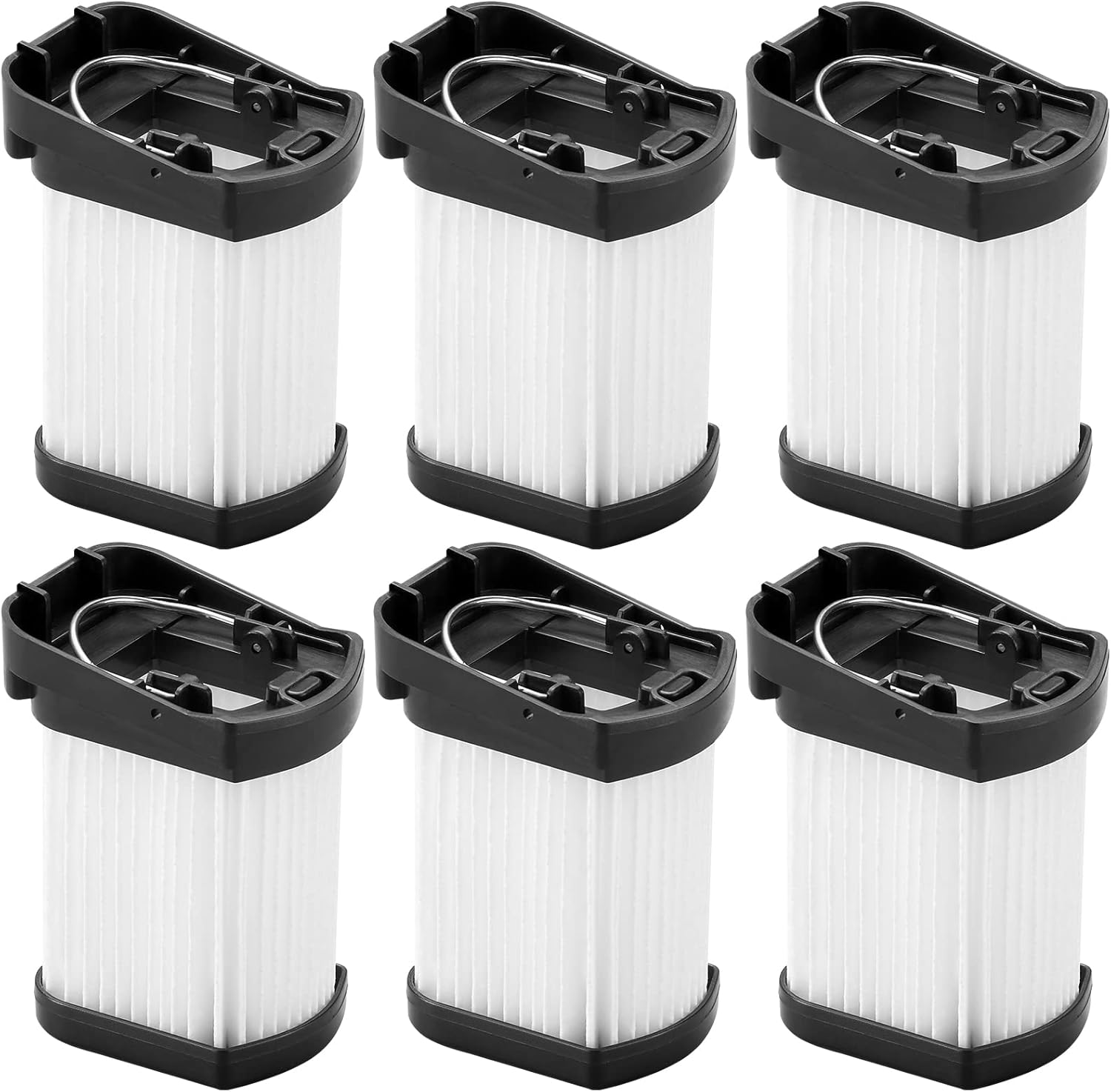 6 Pack Replacement Filters for Shark WV270UK Cordless Vacuum Cleaner