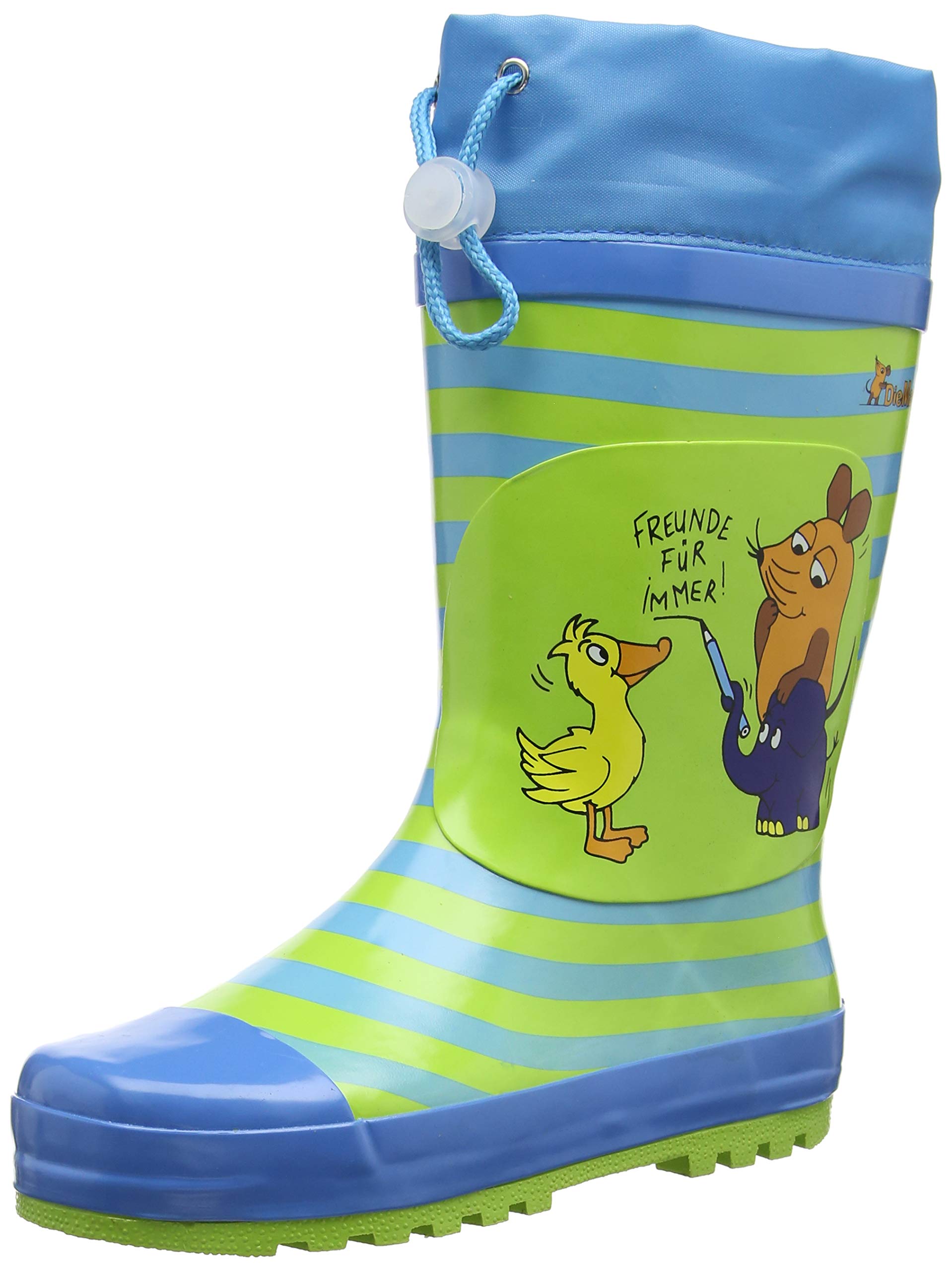 Playshoes GmbH Wellies Friends for Ever, Unisex Kids’ Wellington Boots, Blue (Blue 7), 12.5 (30/31 EU)