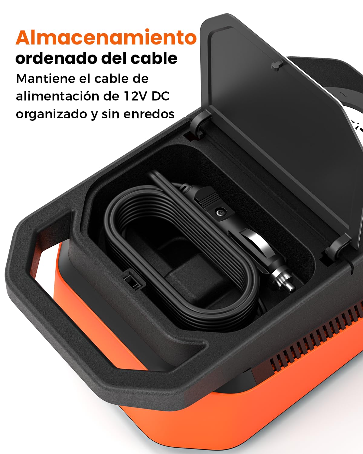 ETENWOLF S4 Inflador Paddle Surf Electrico - 1,4 Bar de Alta Presión 12V CC | Bomba de Aire con Parada Automática y Deflación - 4 Veces Más Rápida - para Barco, Stand Up Paddle Board y Kayak