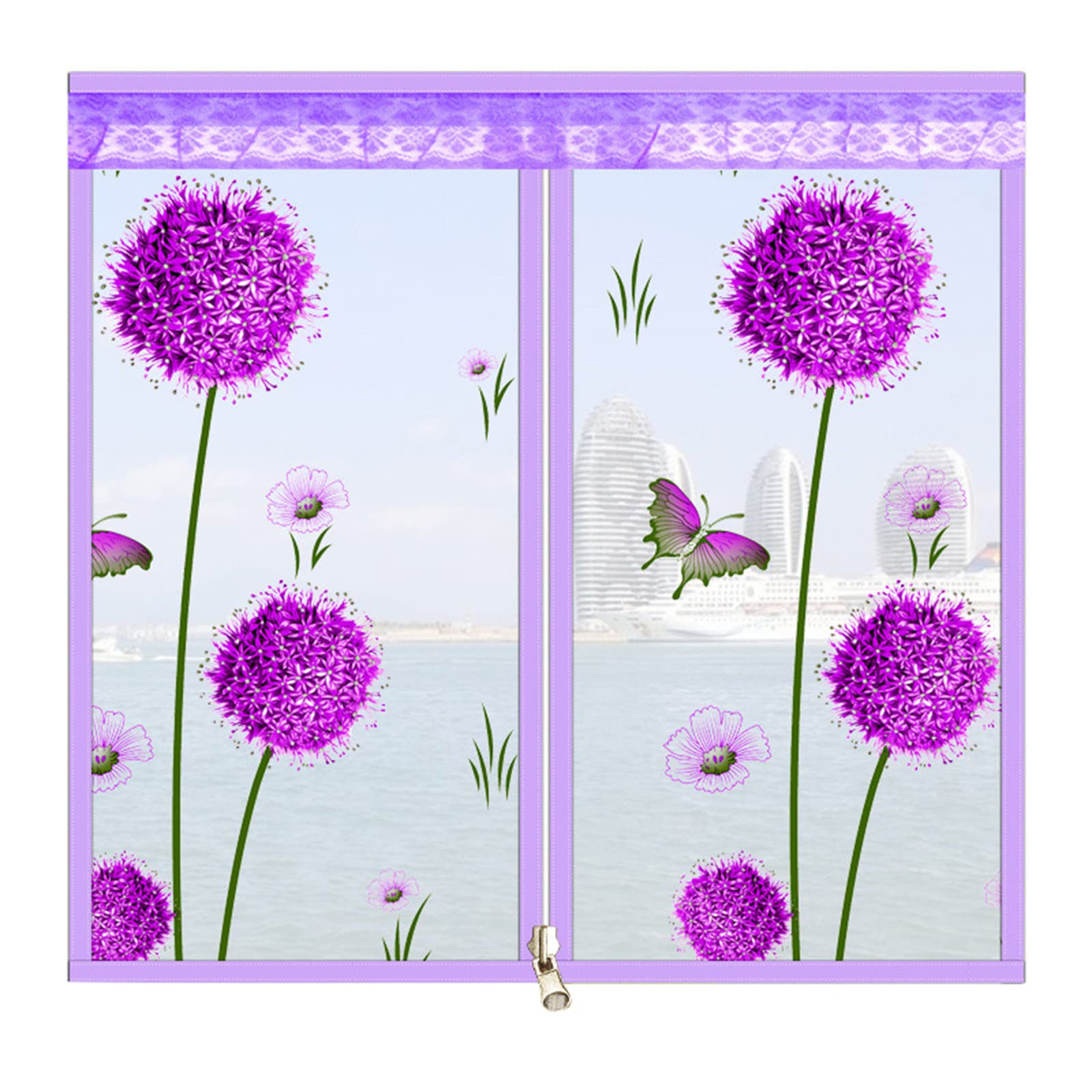 Nucelit Zipper Door Curtain Household Multifunction for School Toilet Supplies Door Curtain