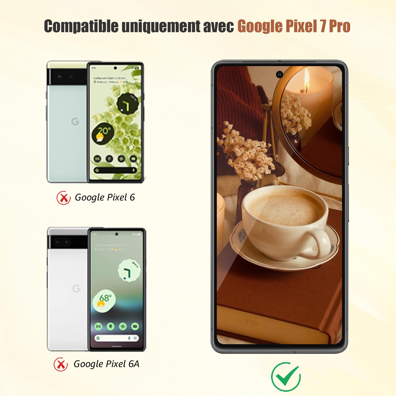 Ebeststar - Vetro Temperato X2 per Google Pixel 5, Pellicola Protezione Ebeststar - Vetro Temperato X2 per Google Pixel 5, Pellicola Protezione