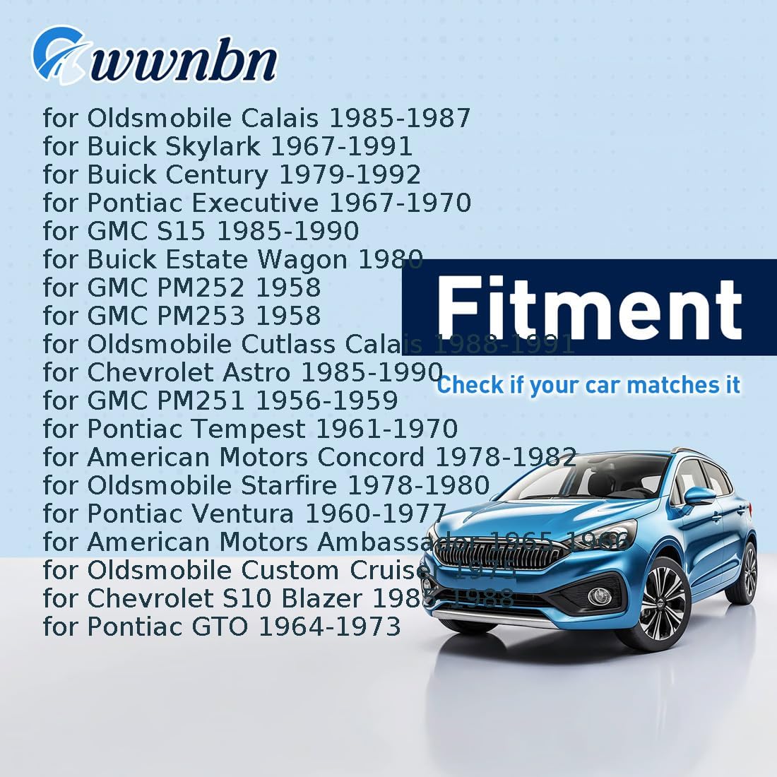 Rear Engine Camshaft Plug for Chevrolet Camaro 1982 1983 1984 1985 1986 for Pontiac Firebird 1982 1983 1984 1985 1986 for Buick Century,Skylark,Somerset 1980 1981-1992 1Piece