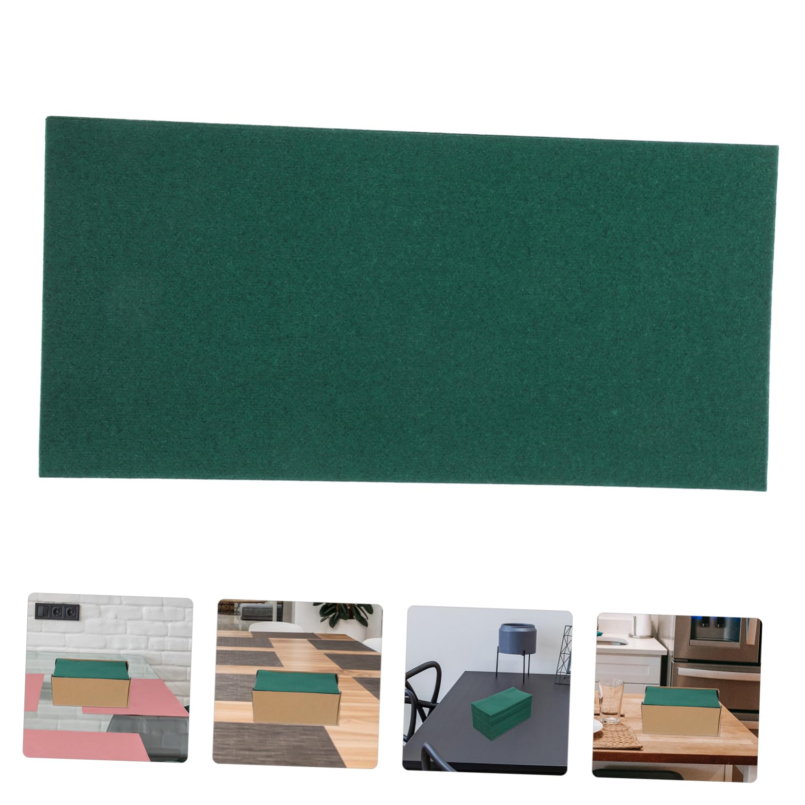 MAGICLULU 2 Set Tovaglioli Usa E Getta Verdi Confezione Tovaglioli Decorativi Assorbenti Per Matrimoni Ristoranti E 50 Pezzi*2