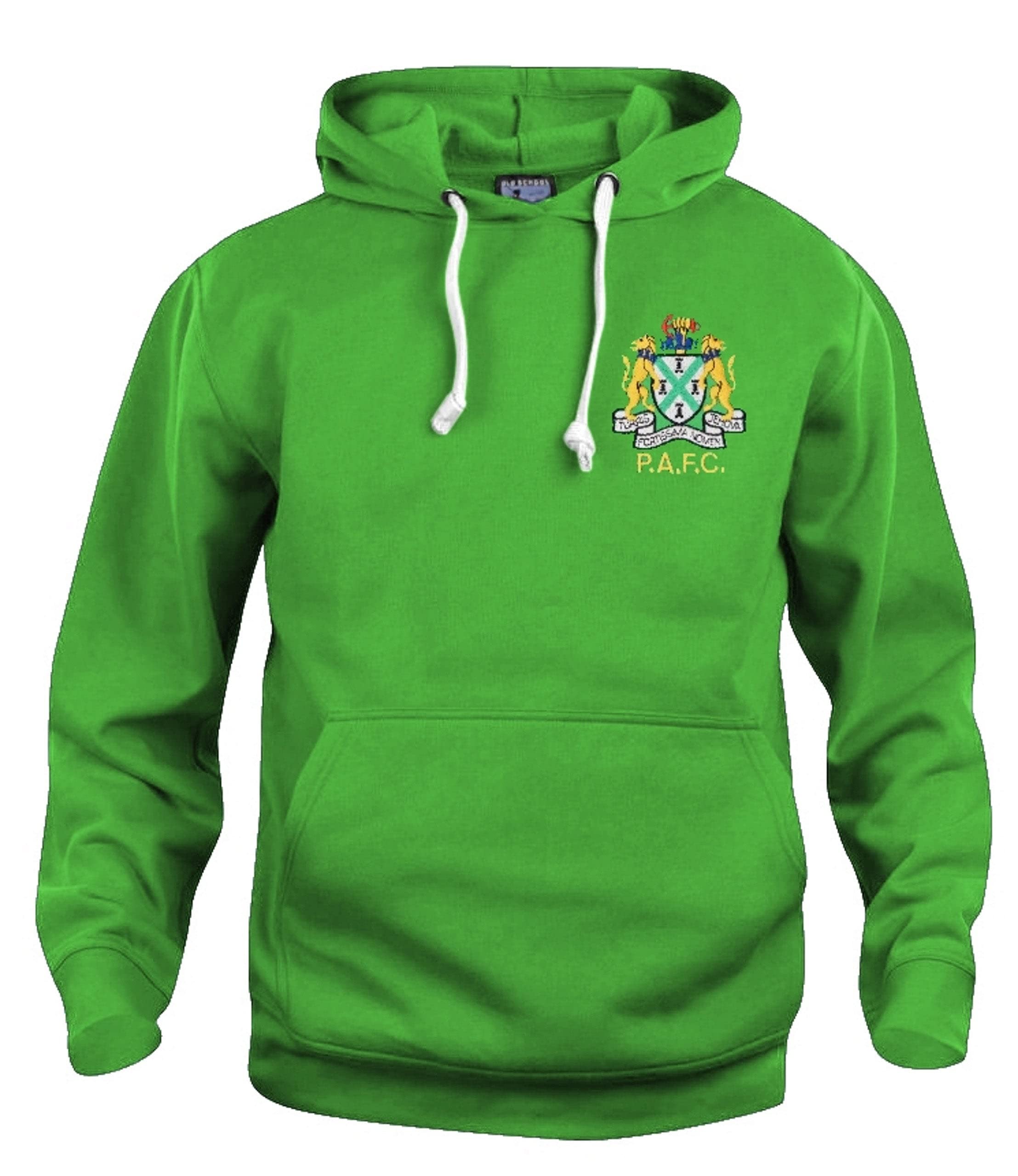 Old School Football Green Plymouth 1950S Retro Football Hoodie Embroidered Logo(Xxl)