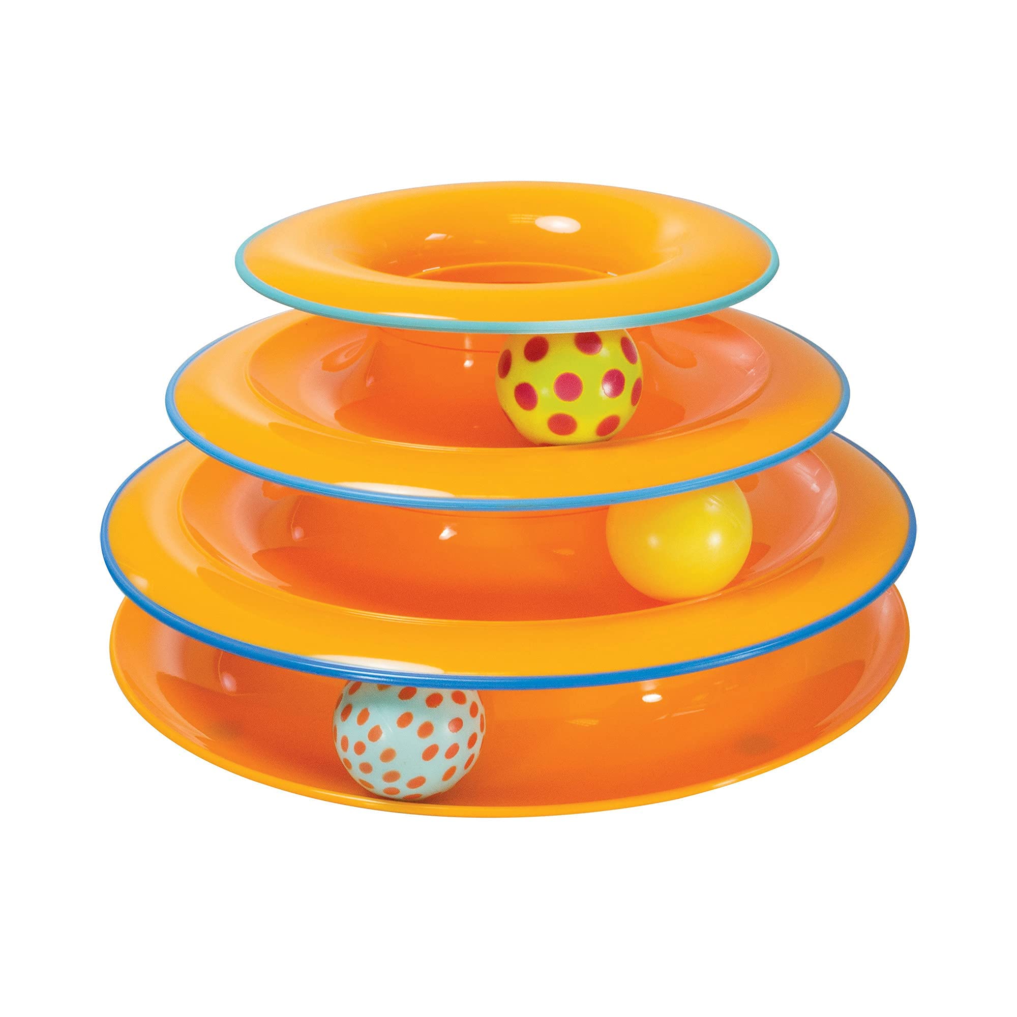 Petstages Tour de Jeu Tower of Tracks - pour Chat/​interactif/​à 3 Niveaux