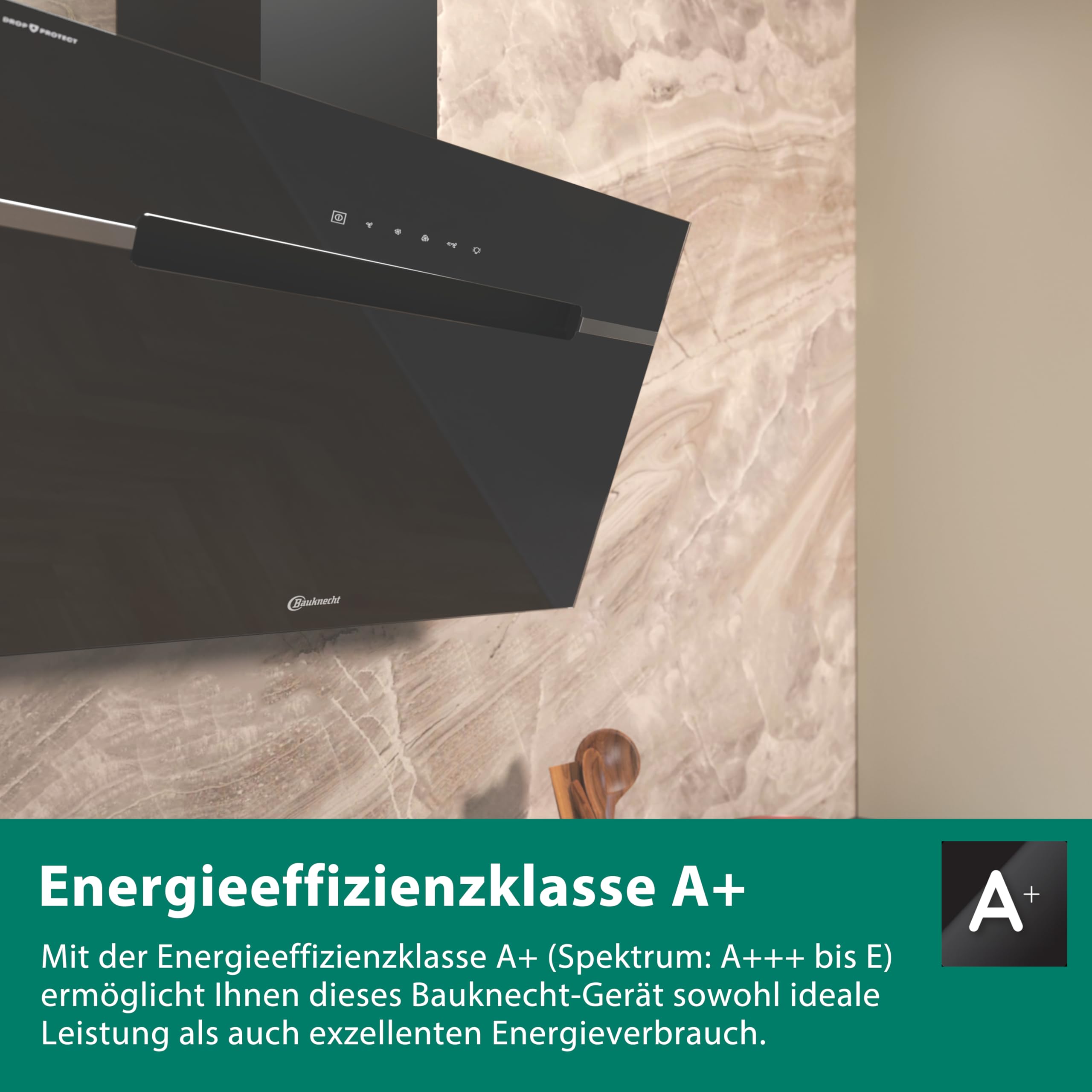 Bauknecht BHVS 61F LT DP K Kopffreihaube 60 cm Schwarz