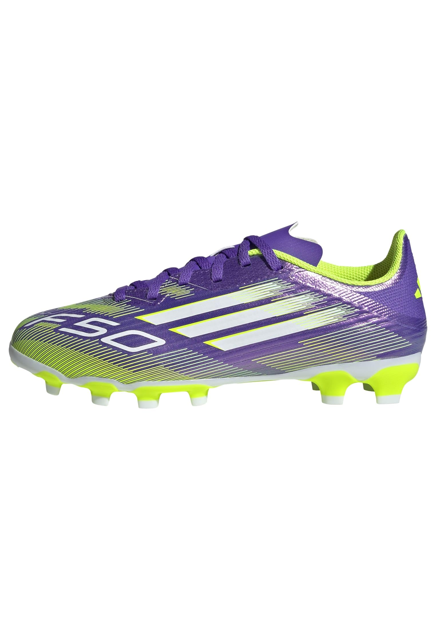 Adidas Unisex F50 League Juniors Multi-Ground Football Boots Purple Size 5.5 (38.7)