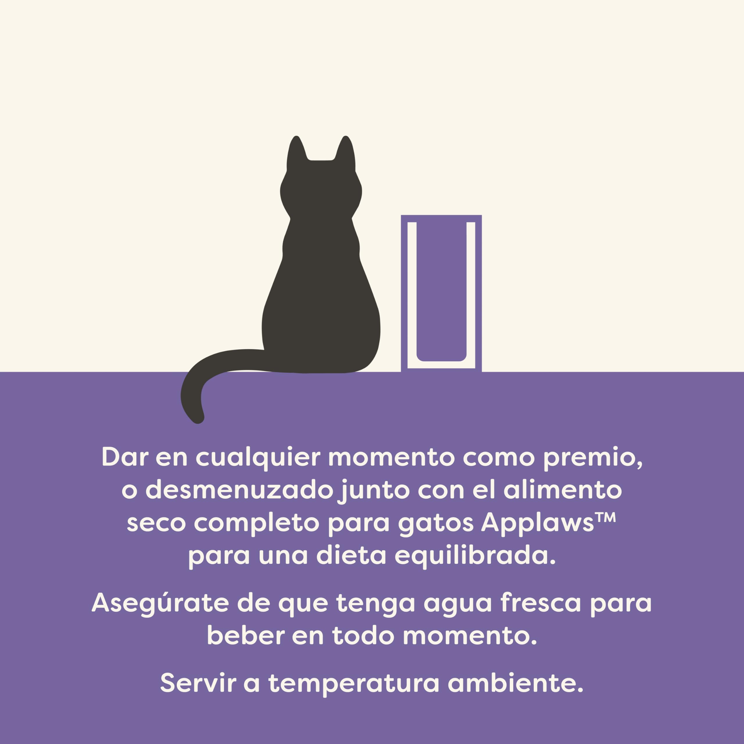 Applaws 100 % Natural Snack húmedo para Gatos y Gatitos, Pack Multipack de lomos para Gatos Adultos, 12 × 30 g bolsitas