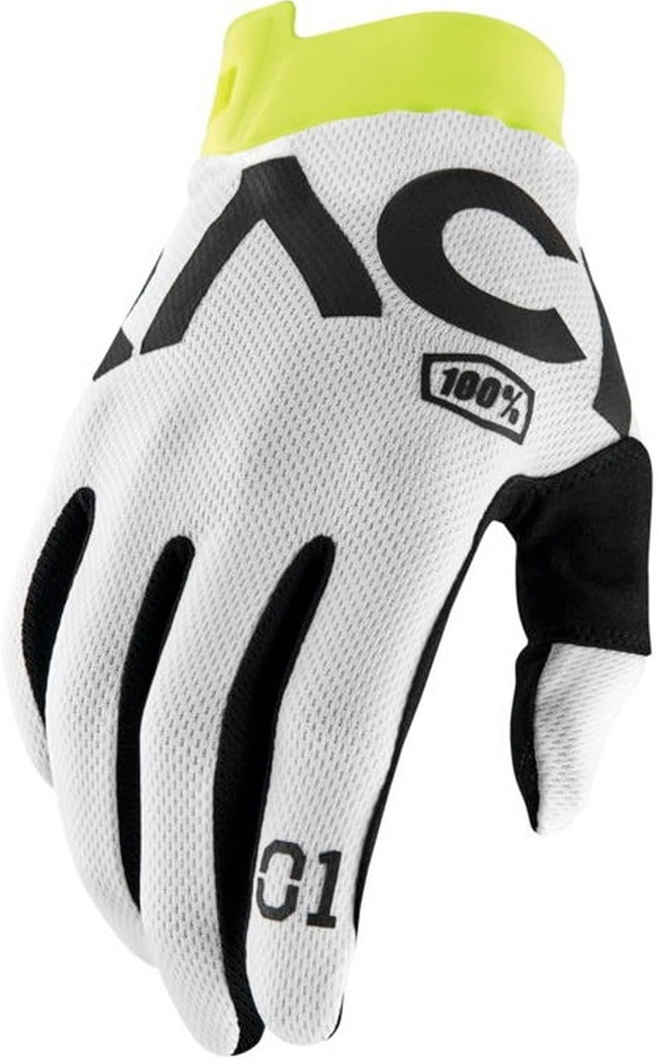 100% RACR ITRACK Ultralight Motocross Gloves - Lightweight MX Dirt Bike & Powersport Racing Protective Gear