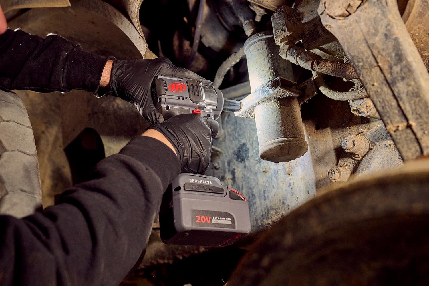 Ingersoll Rand Bezprzewodowa wkrętarka udarowa W3131, narzędzie akumulatorowe 3/8", 20 V, lekkie i kompaktowe narzędzie udarowe