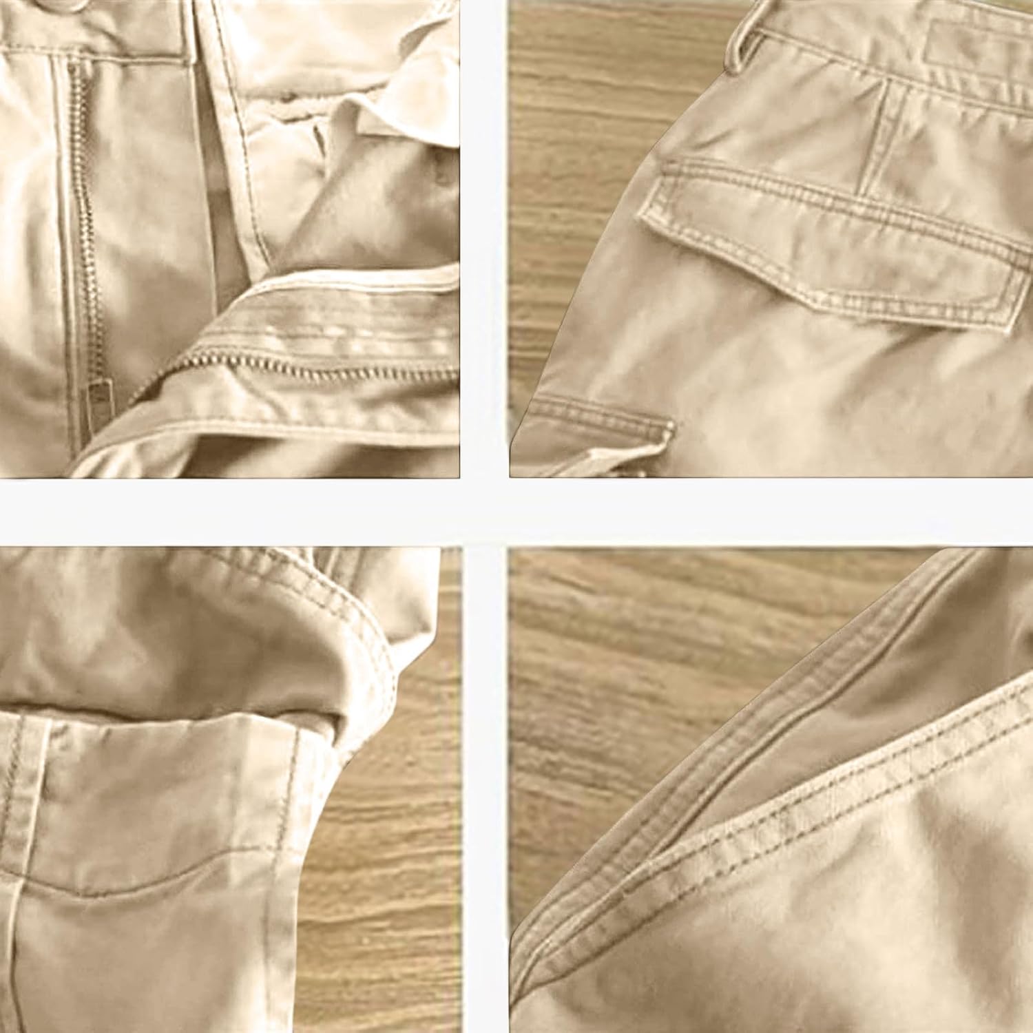 midelxp Cargo Shorts for Men Relaxed Fit Bermuda Tactical Hiking Shorts with 6 Pockets Drawstring Waist Chino Short Pants