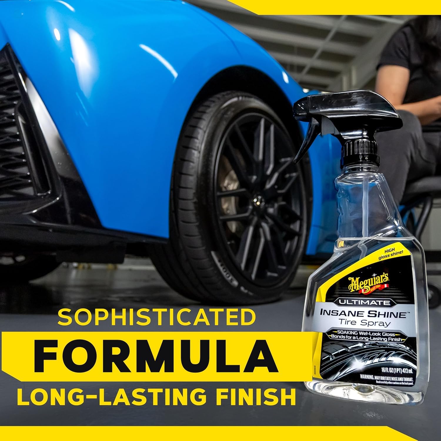 Meguiar’s Spray Ultra-Brillance Pneus – Ultimate G250816EU, 473 ML BT