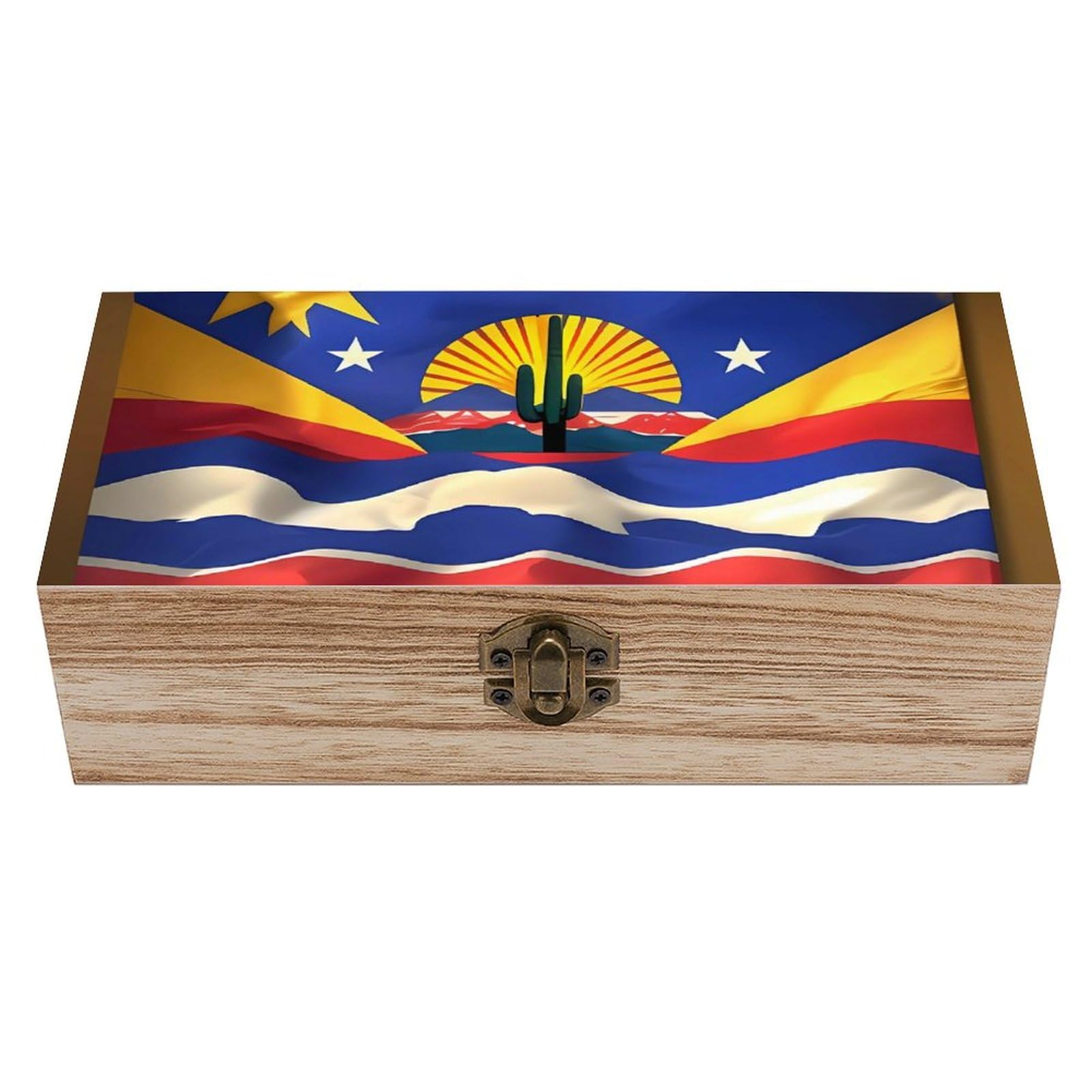 Boîte de rangement en bois Arizona pour protéger vos bijoux de la poussière