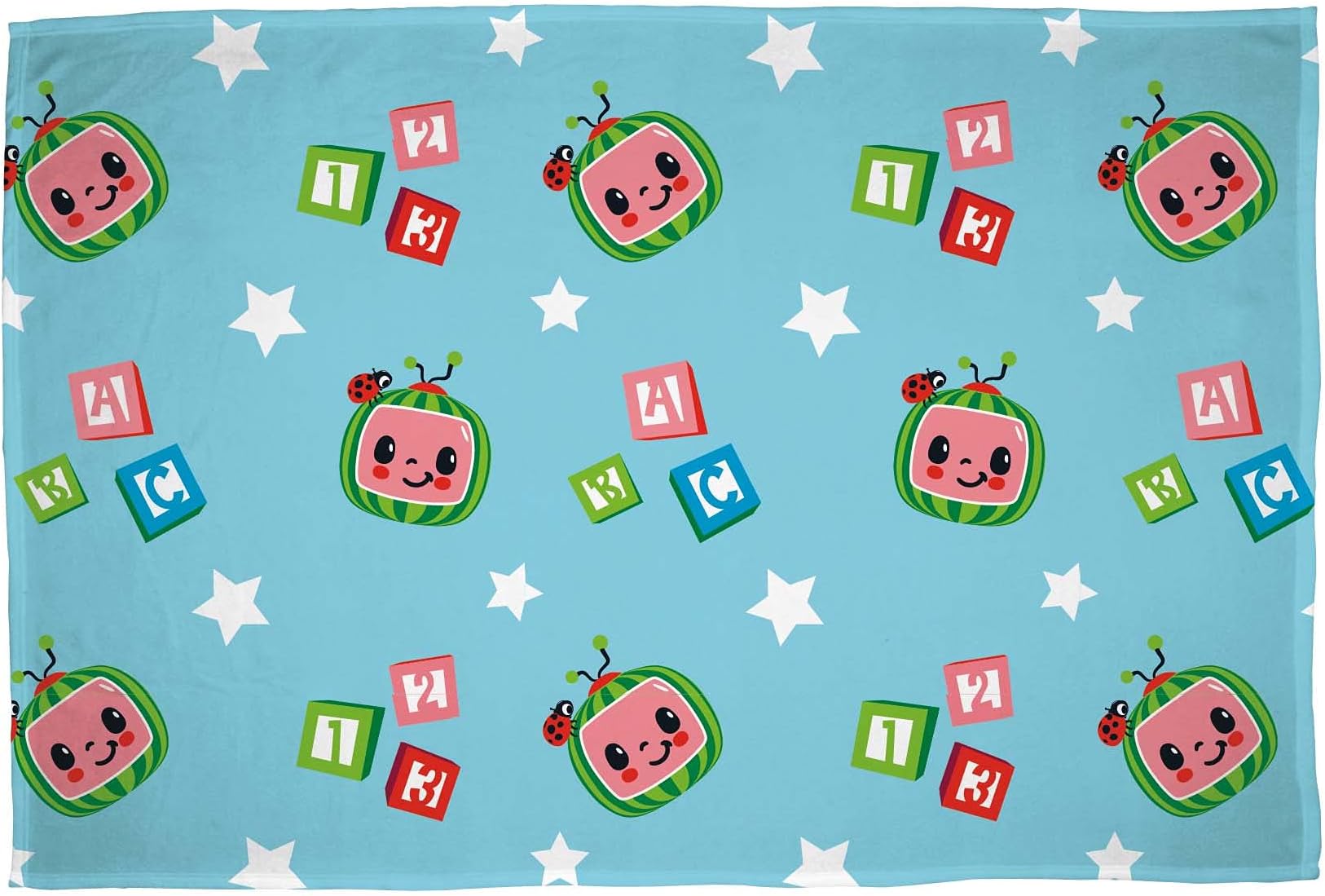 CoComelon Friends Official Fleece Throw | Friends Design Super Soft Blanket | Perfect For Any Bedroom