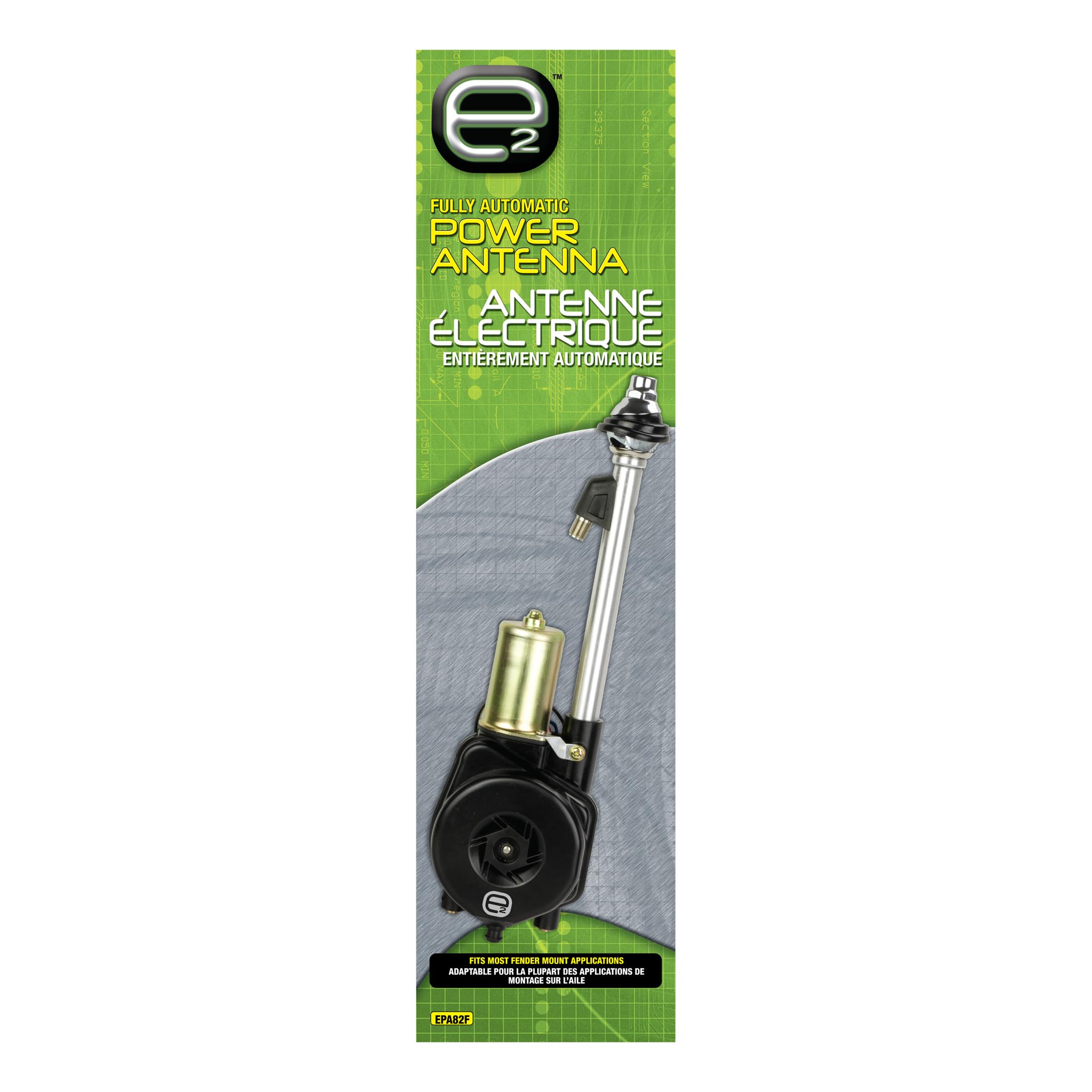 Scosche EPA82F Antenne électrique entièrement automatique pour radio de voiture, camion ou SUV – Antenne télescopique – Compatible avec radio AM/FM – Facile à installer pour une meilleure réception